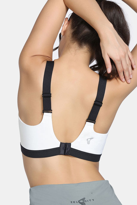 Zelocity High Impact Quick Dry Sports Bra- Wild Dove — image 4